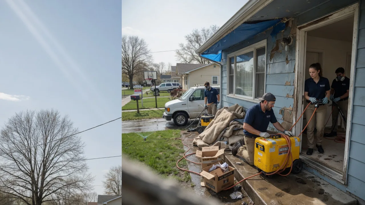Basement Flood Cleanup in Worth, MO near me